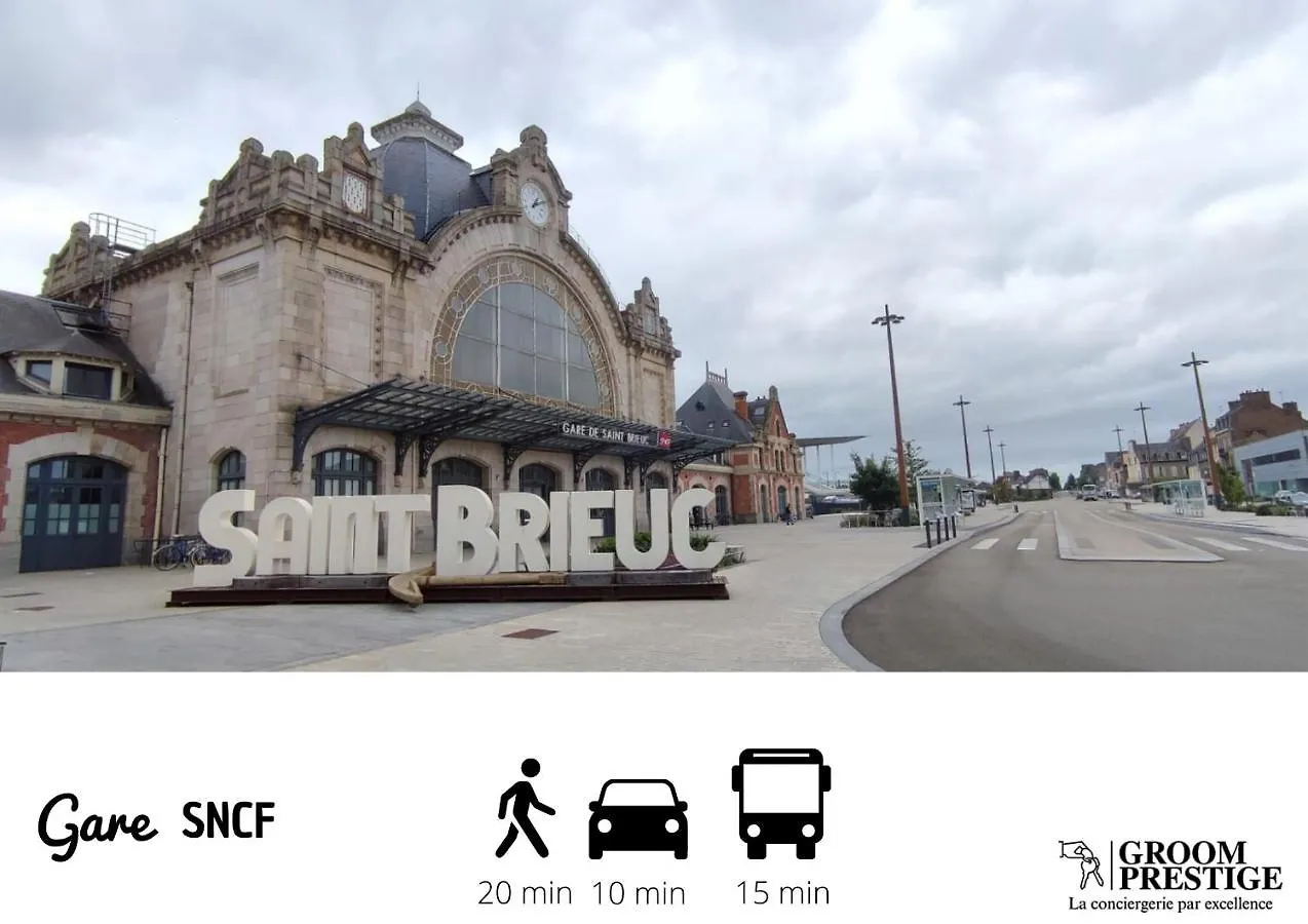 Le Goldfinger - Tout Pour Votre Confort ! Lägenhet Saint-Brieuc Frankrike